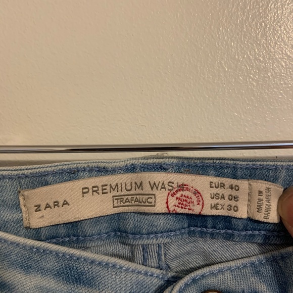 🤑ZARA PREMIUM WASH TRAFALUC SKINNY  W30 - Picture 3 of 7